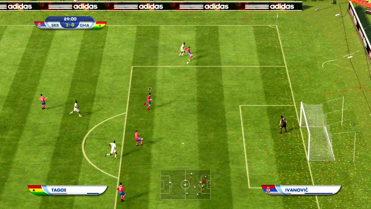 2010 FIFA World Cup South Africa screenshot: realistic, three-quarter, no outlines, realistic lighting (environment)