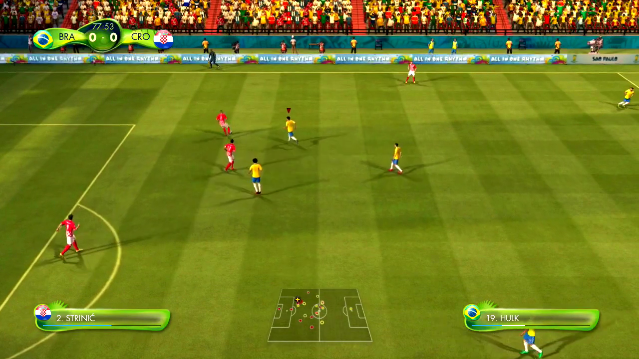2014 FIFA World Cup Brazil screenshot: realistic, three-quarter, no outlines, realistic lighting (environment)