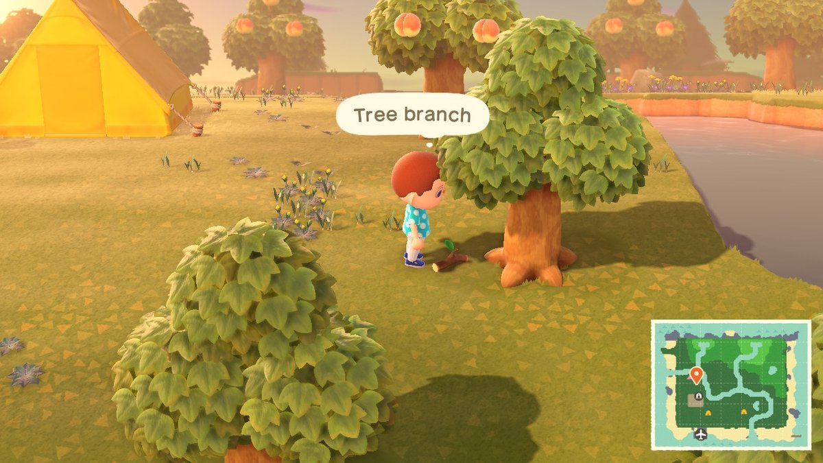 Animal Crossing: New Horizons screenshot: stylized 3d, third-person, three-quarter, no outlines, soft gradient (environment, character)