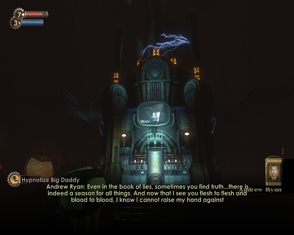 BioShock screenshot: realistic, first-person, no outlines, soft gradient (environment)