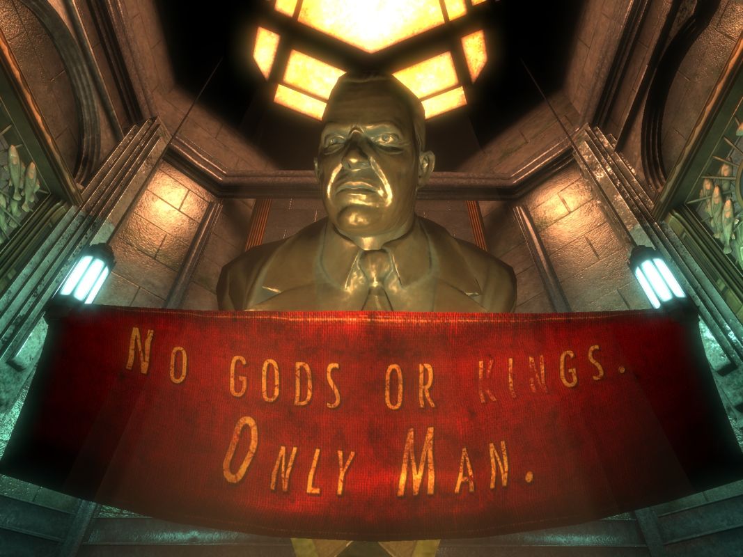 BioShock screenshot: realistic, first-person, no outlines, soft gradient (environment)