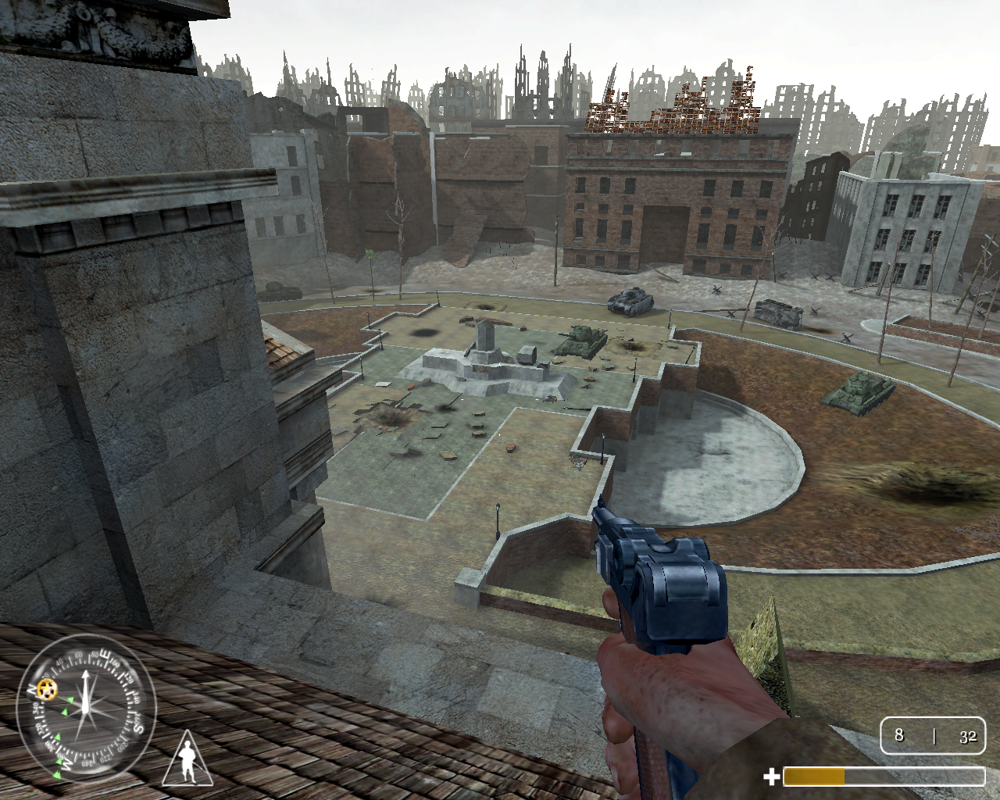 Call of Duty screenshot: realistic, first-person, no outlines (environment)