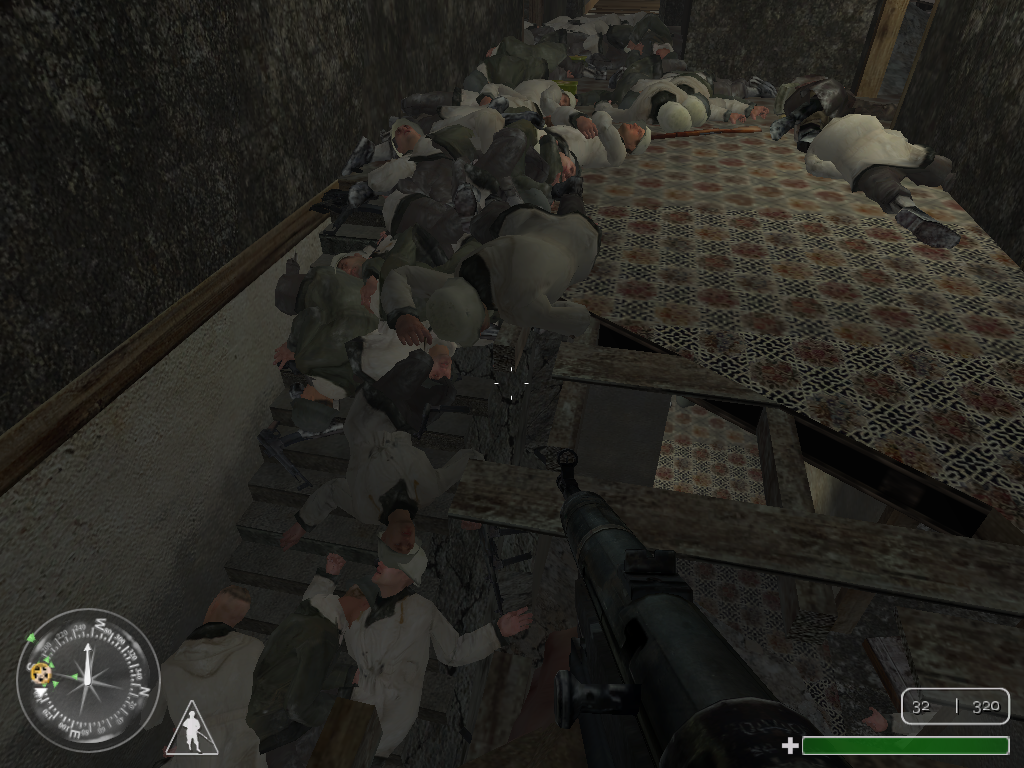 Call of Duty screenshot: realistic, first-person, no outlines (environment)