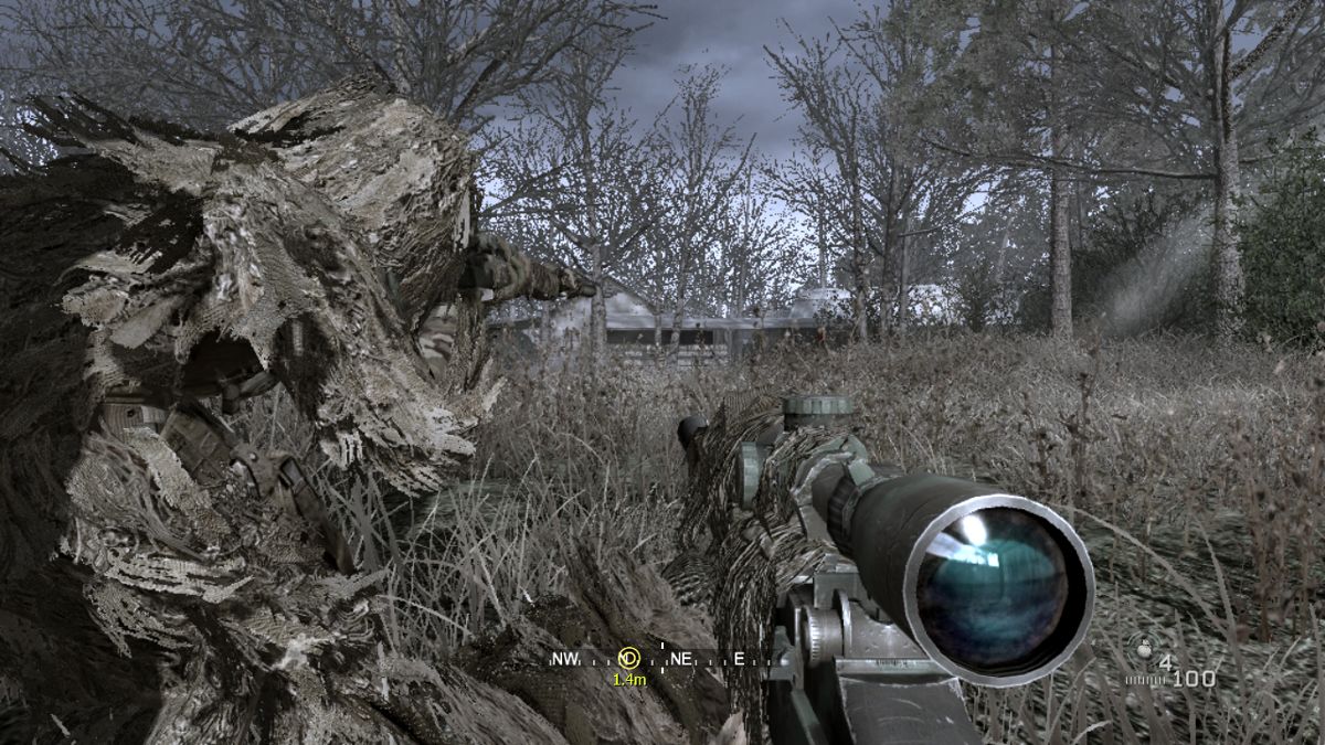 Call of Duty 4: Modern Warfare screenshot: realistic, first-person, no outlines, realistic lighting (environment)