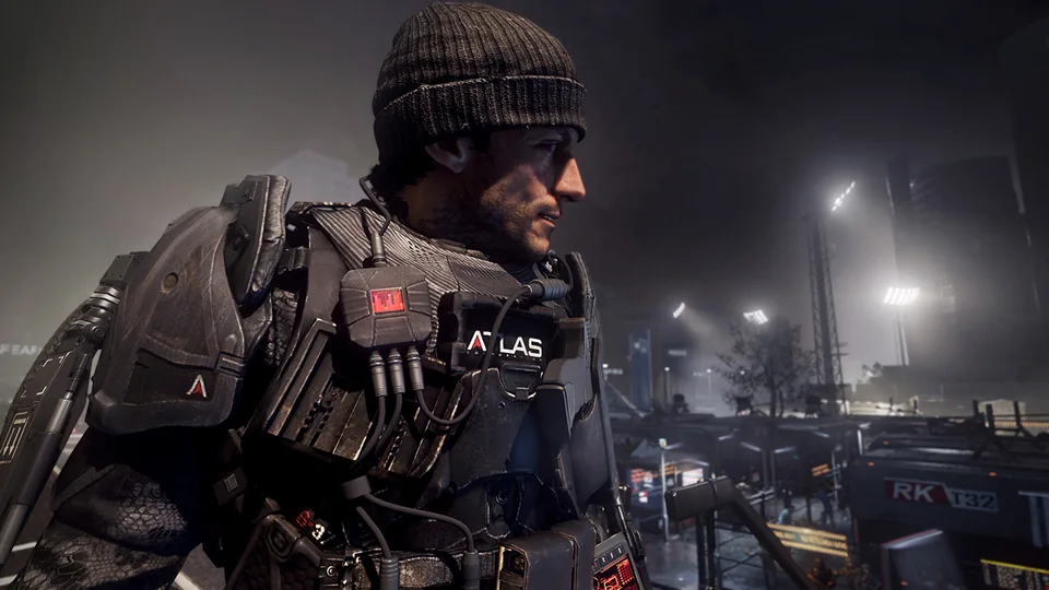 Call of Duty: Advanced Warfare screenshot: realistic, first-person, no outlines, realistic lighting (character)