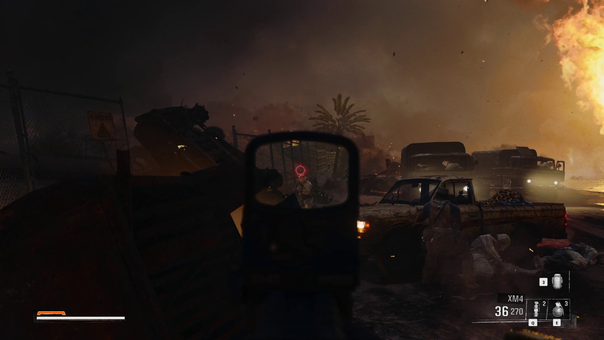 Call of Duty: Black Ops 6 screenshot: realistic, first-person, no outlines, realistic lighting (combat, environment)