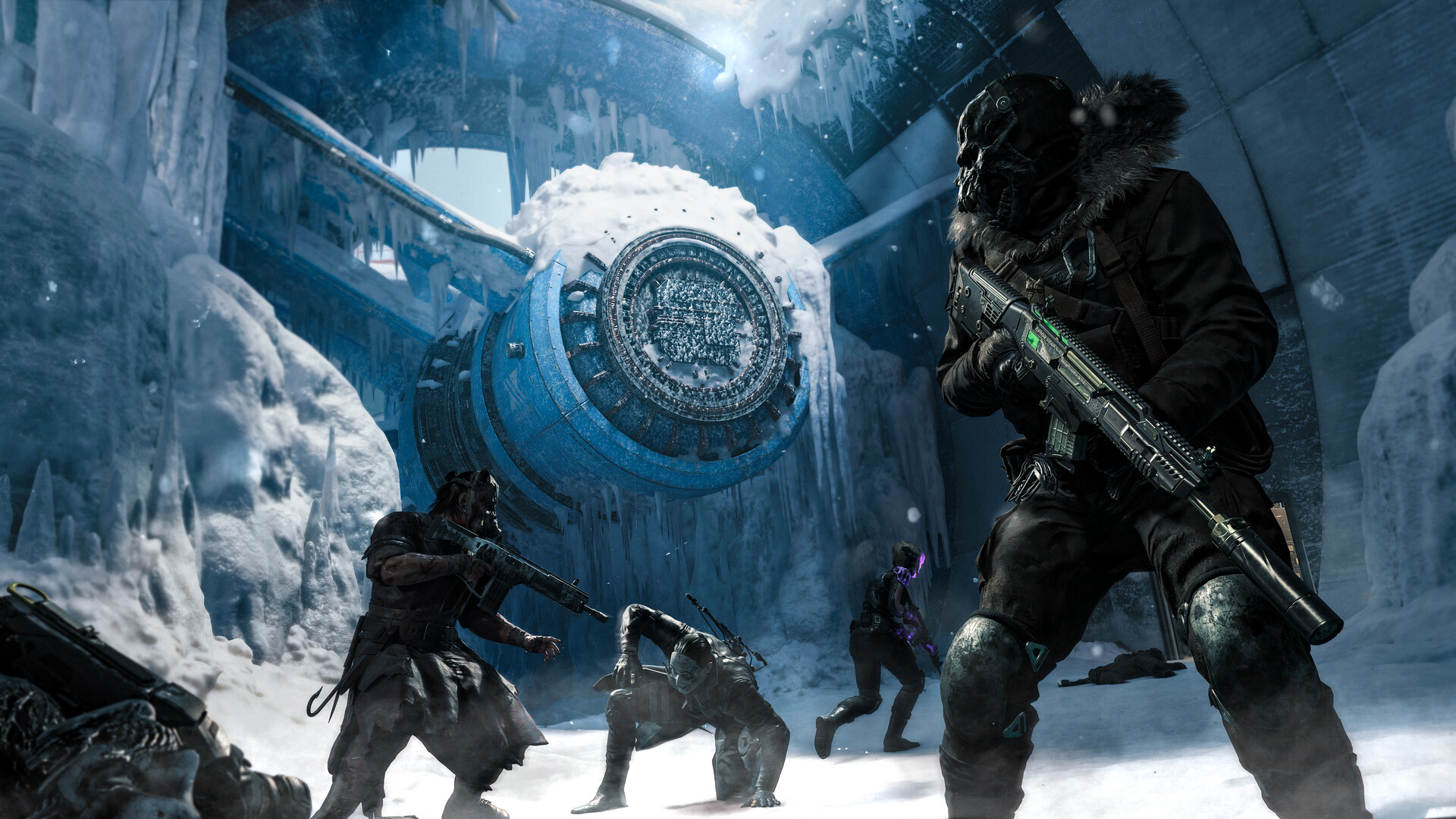 Call of Duty: Black Ops 7 screenshot: realistic, first-person, no outlines, realistic lighting (environment, character)