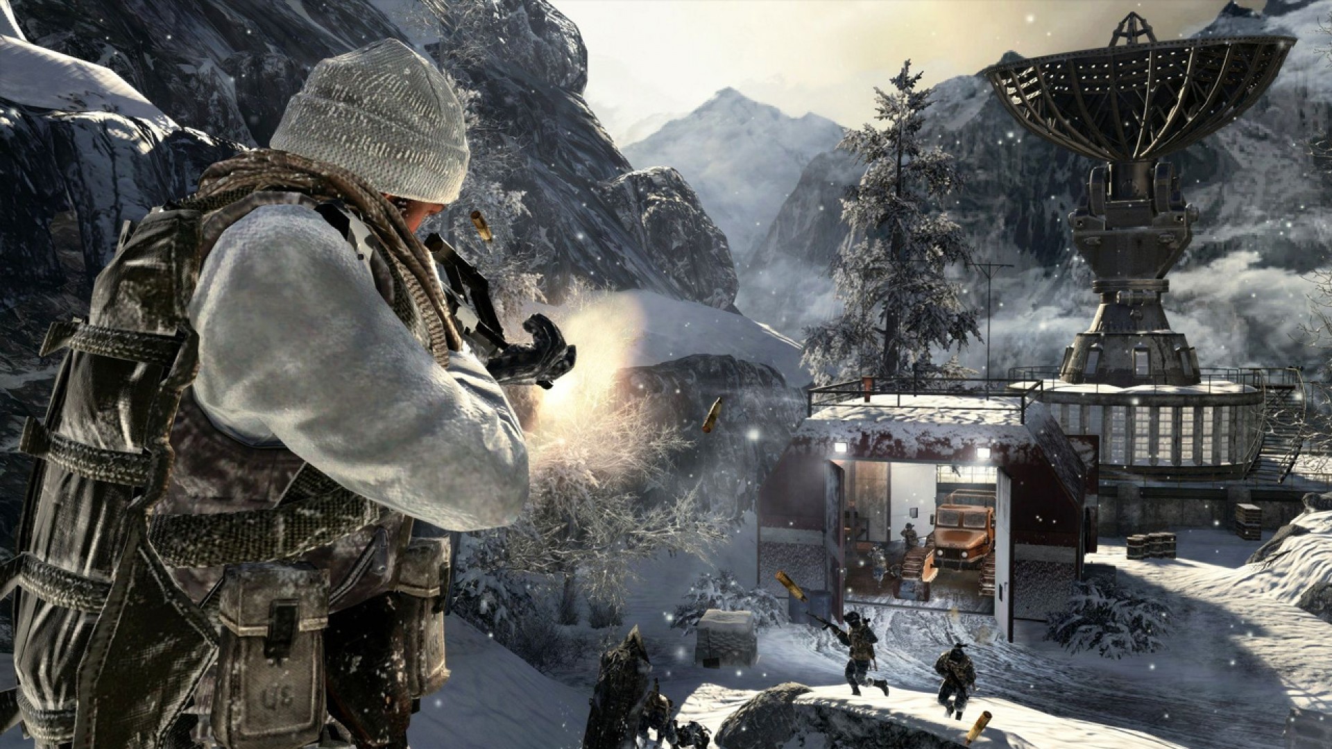 Call of Duty: Black Ops - Mac Edition screenshot: realistic, first-person, no outlines, realistic lighting (environment, character, combat)