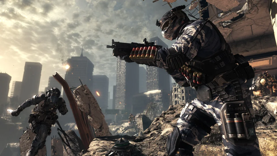 Call of Duty: Ghosts screenshot: realistic, first-person, no outlines, realistic lighting (combat, environment)