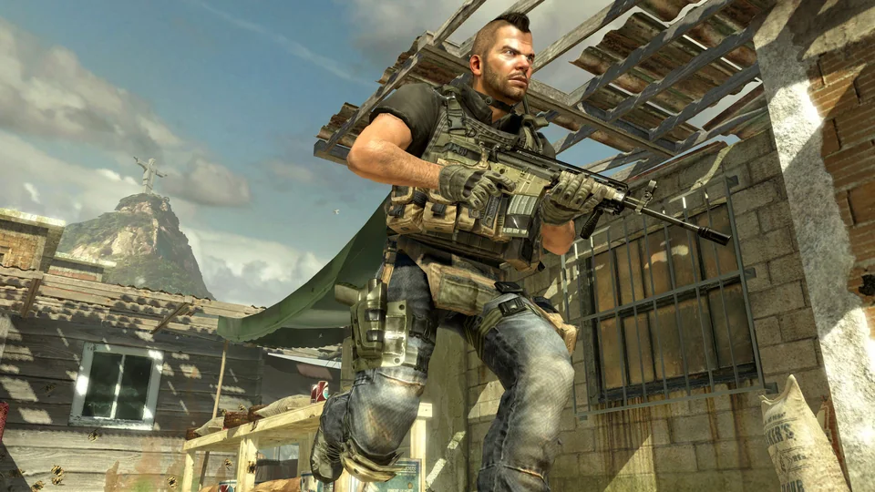 Call of Duty: Modern Warfare 2 screenshot: realistic, first-person, no outlines, realistic lighting (character)