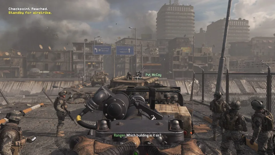 Call of Duty: Modern Warfare 2 Campaign Remastered screenshot: realistic, first-person, no outlines, realistic lighting (environment, character)