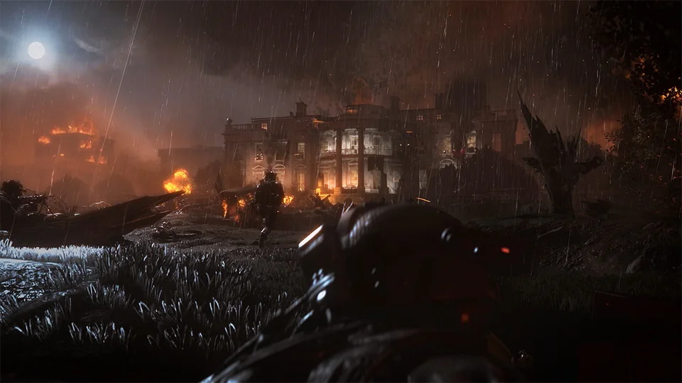Call of Duty: Modern Warfare 2 Campaign Remastered screenshot: realistic, first-person, no outlines, realistic lighting (environment, combat)