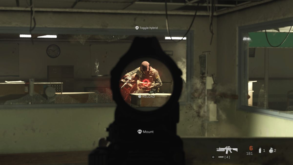 Call of Duty: Modern Warfare screenshot: realistic, first-person, no outlines, realistic lighting (environment, combat)