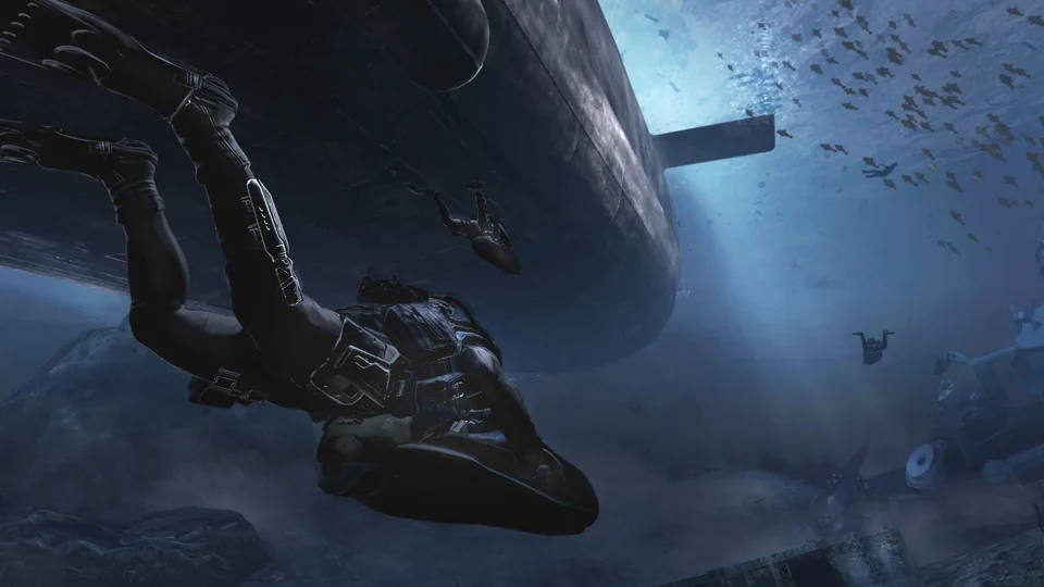 Call of Duty: Modern Warfare 3 screenshot: realistic, first-person, no outlines, realistic lighting (environment, character)