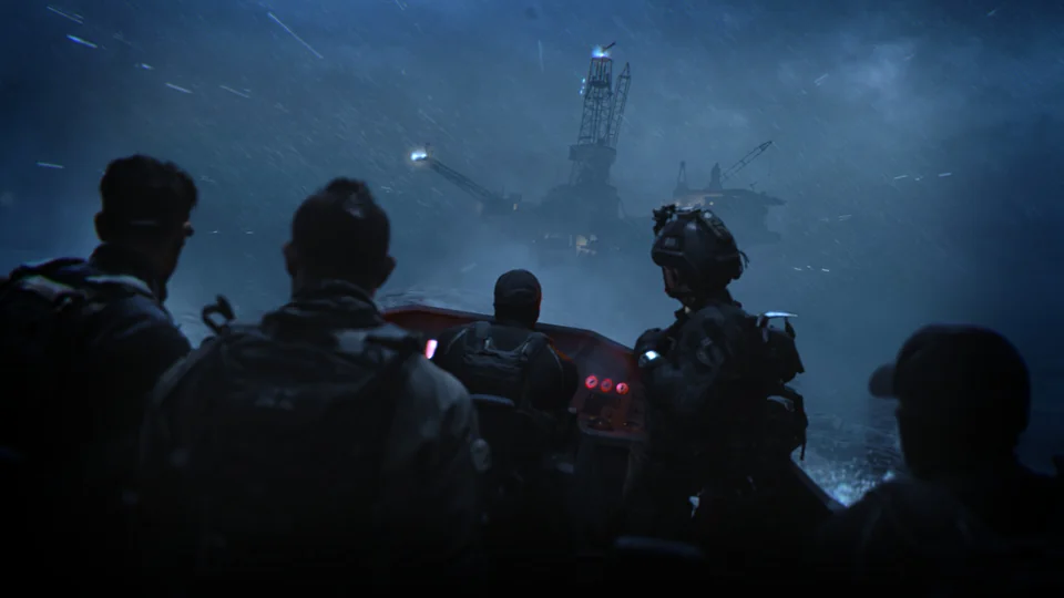 Call of Duty: Modern Warfare II screenshot: realistic, first-person, no outlines, realistic lighting (environment, character)