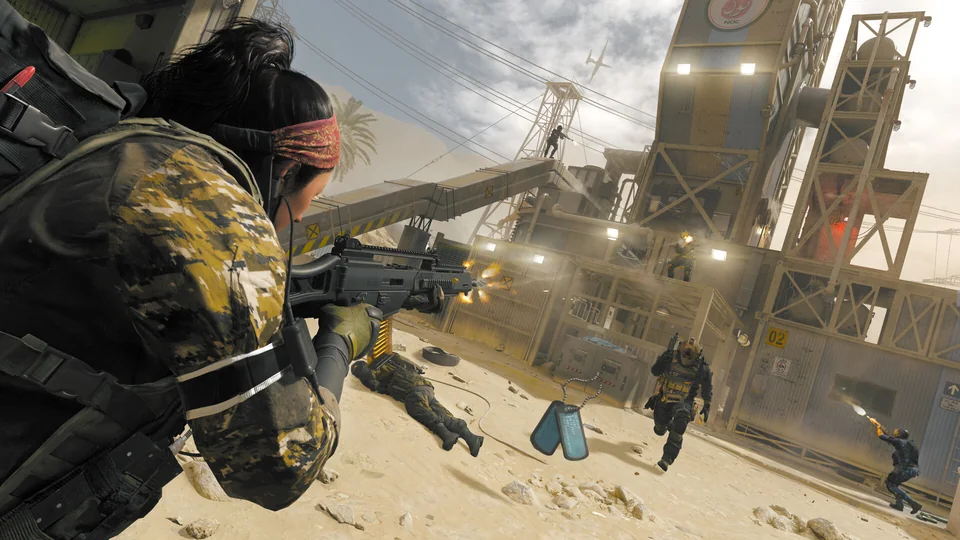 Call of Duty: Modern Warfare III screenshot: realistic, first-person, third-person, no outlines, realistic lighting (combat, environment)