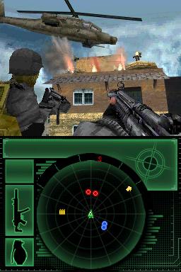Call of Duty: Modern Warfare: Mobilized screenshot: low-poly, realistic, first-person, no outlines (environment, combat)