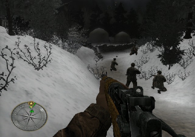 Call of Duty: World at War – Final Fronts screenshot: realistic, first-person, no outlines (environment)