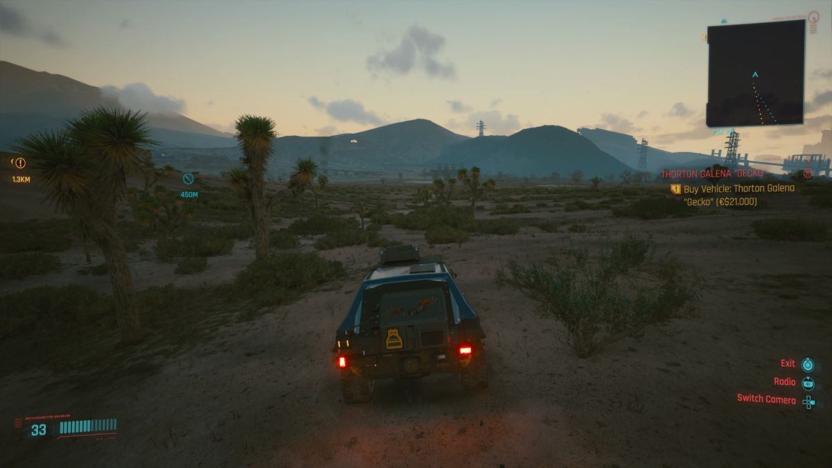 Cyberpunk 2077 screenshot: realistic, first-person, third-person, no outlines, realistic lighting (environment)
