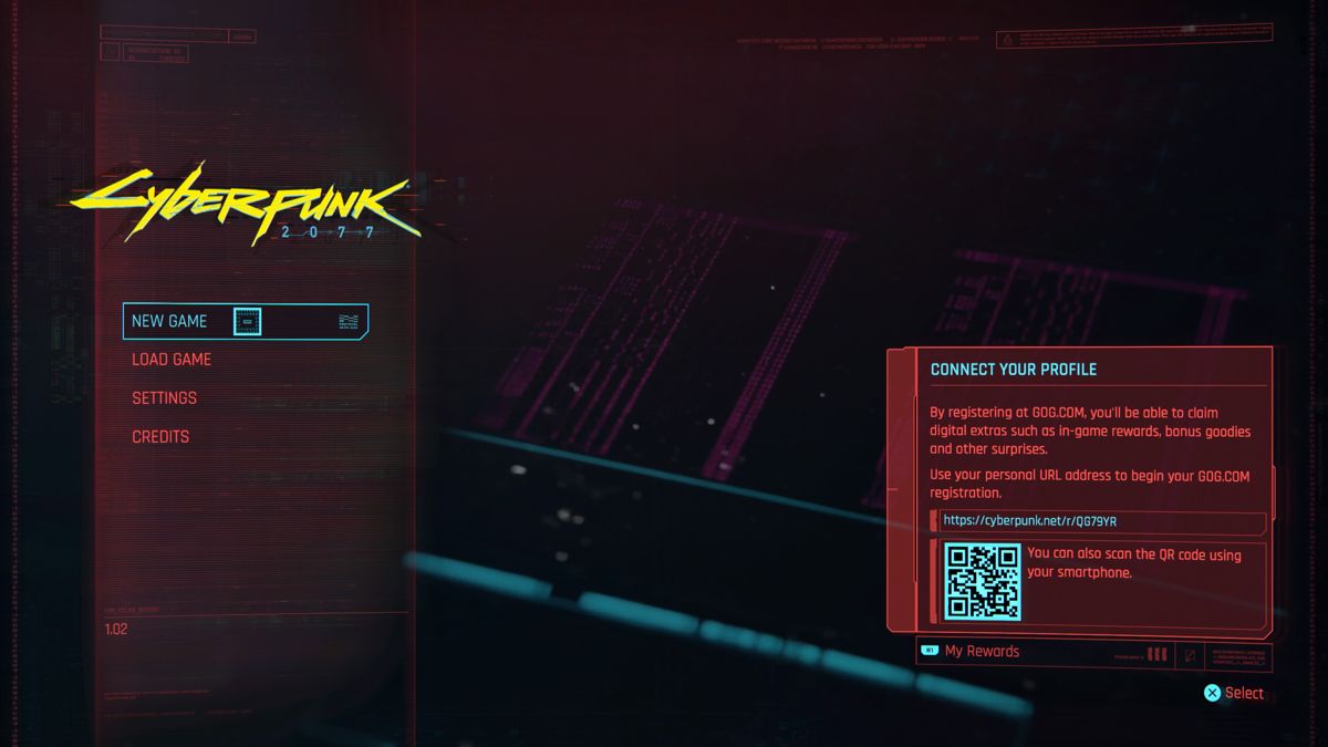 Cyberpunk 2077 screenshot: realistic, first-person, third-person, no outlines, realistic lighting (ui / menu)