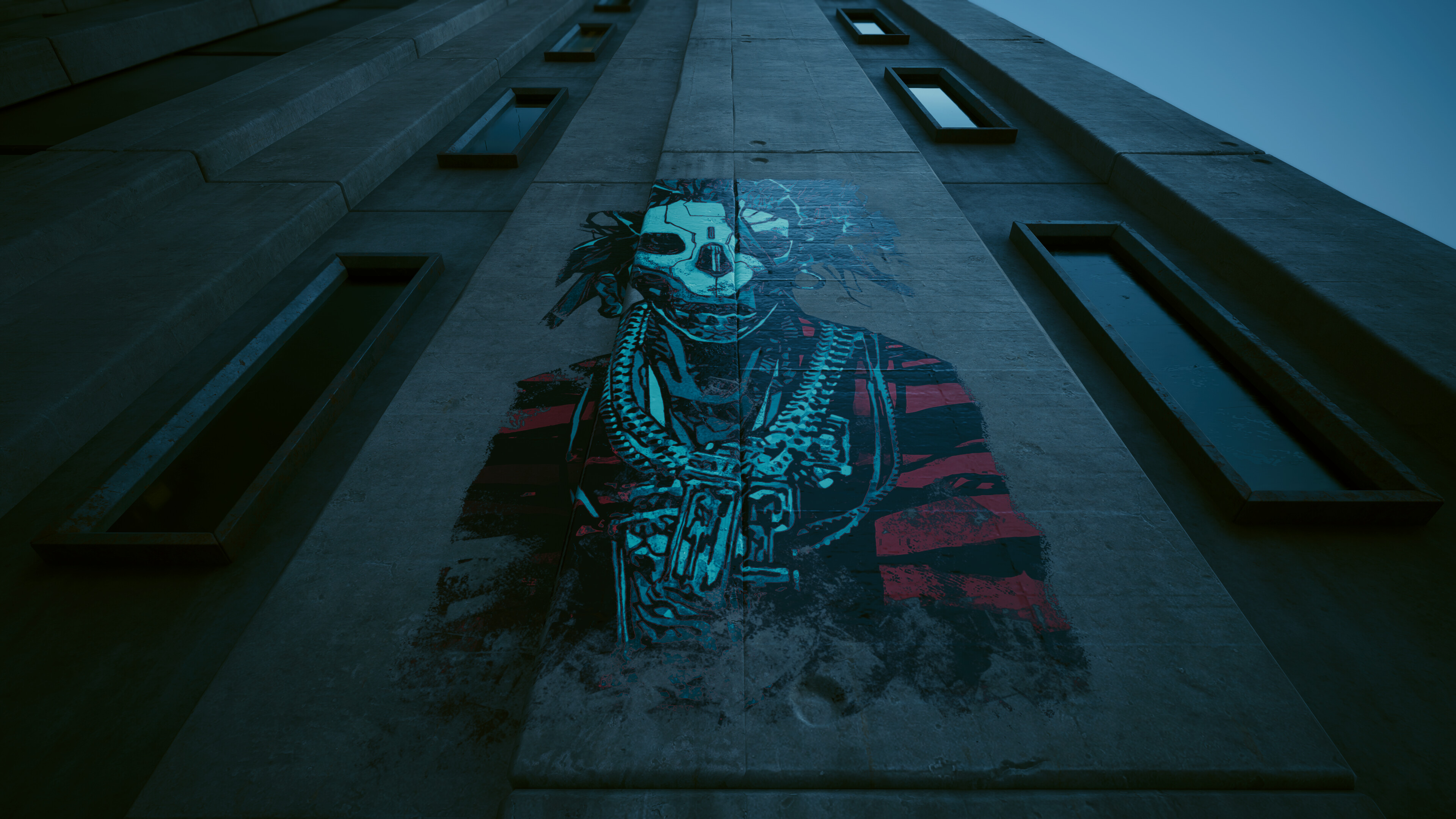 Cyberpunk 2077 screenshot: realistic, first-person, third-person, no outlines, realistic lighting (environment)
