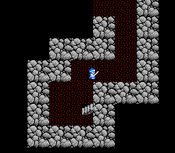 Dragon Quest II screenshot: pixel art, three-quarter, flat / unlit (environment)