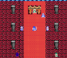 Dragon Warrior III (NES) screenshot: pixel art, three-quarter, black outlines, flat / unlit (environment)