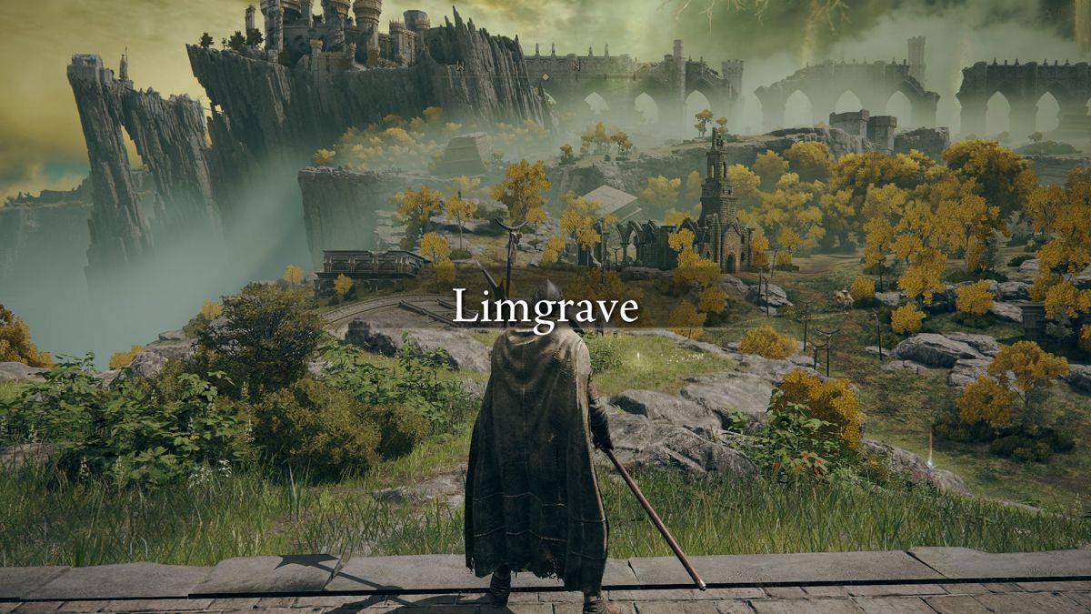 Elden Ring screenshot: realistic, third-person, no outlines, realistic lighting (environment, character)