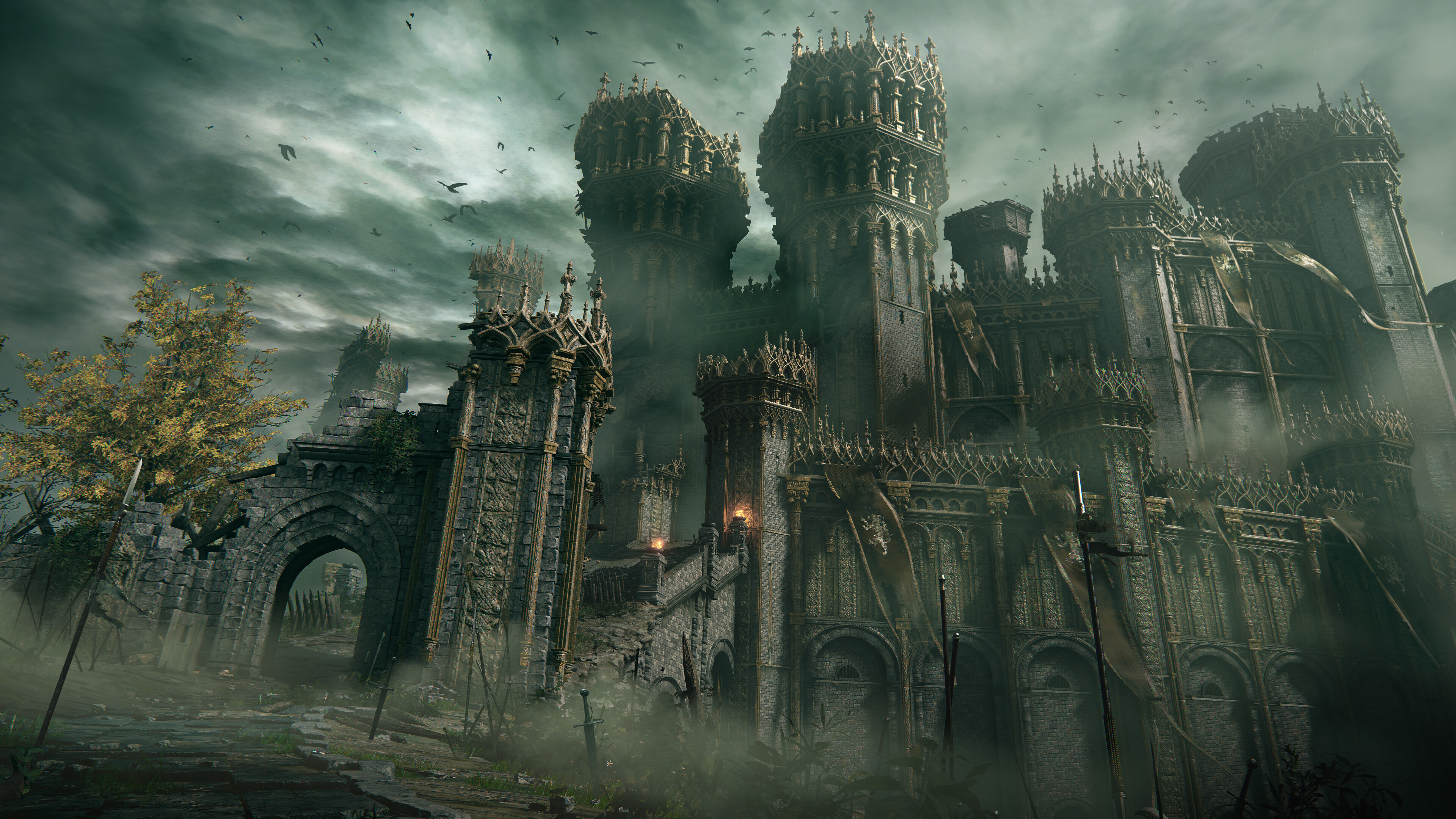 Elden Ring screenshot: realistic, third-person, no outlines, realistic lighting (environment)