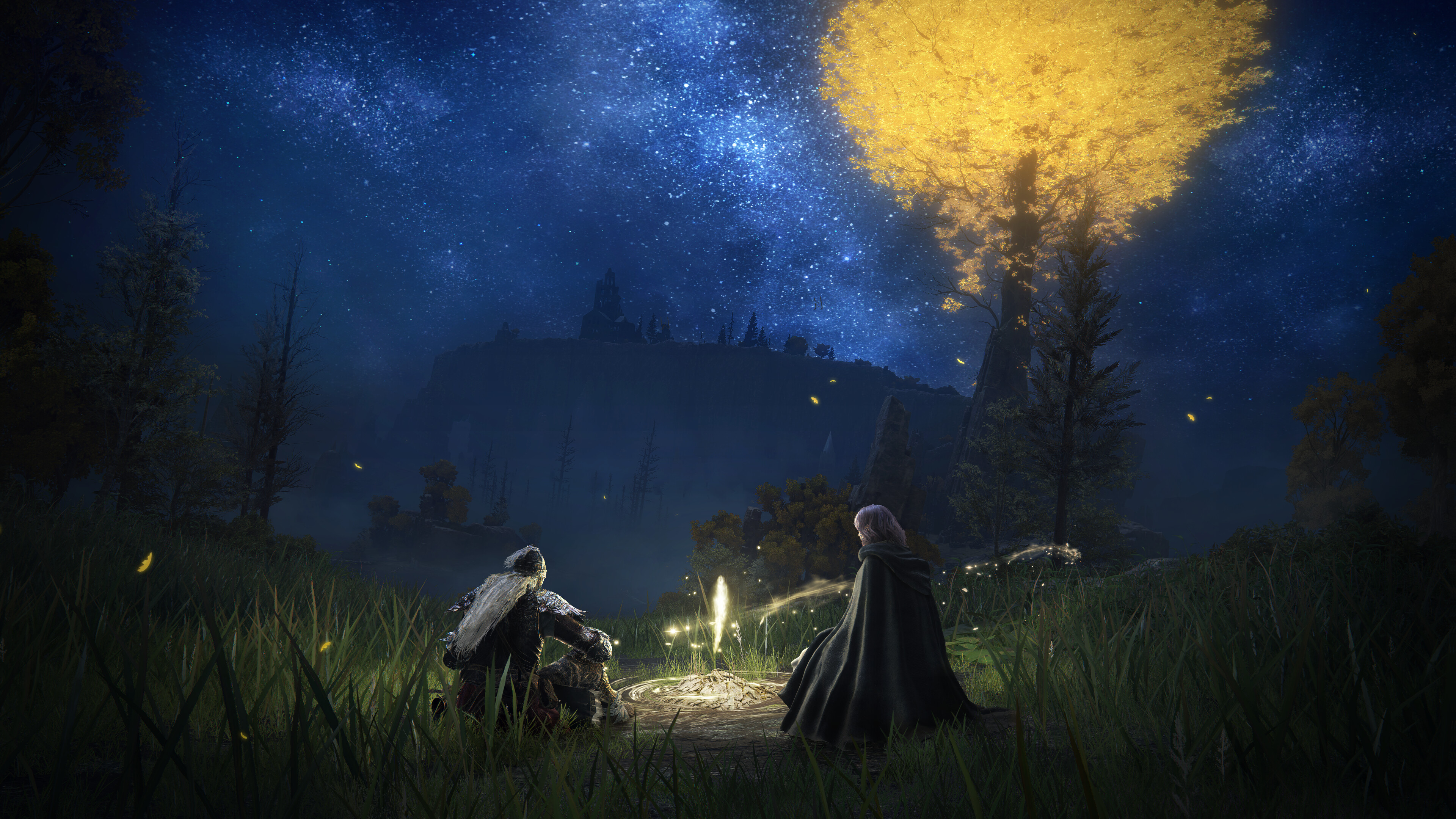 Elden Ring screenshot: realistic, third-person, no outlines, realistic lighting (environment, character, cutscene)