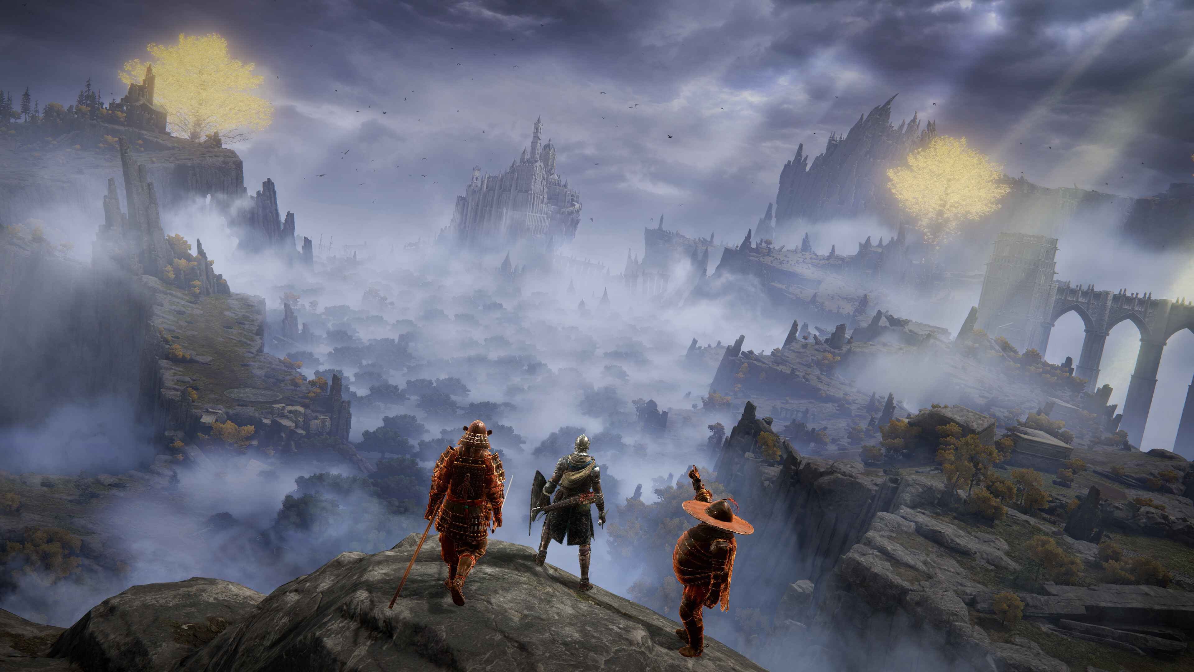 Elden Ring screenshot: realistic, third-person, no outlines, realistic lighting (environment, character)