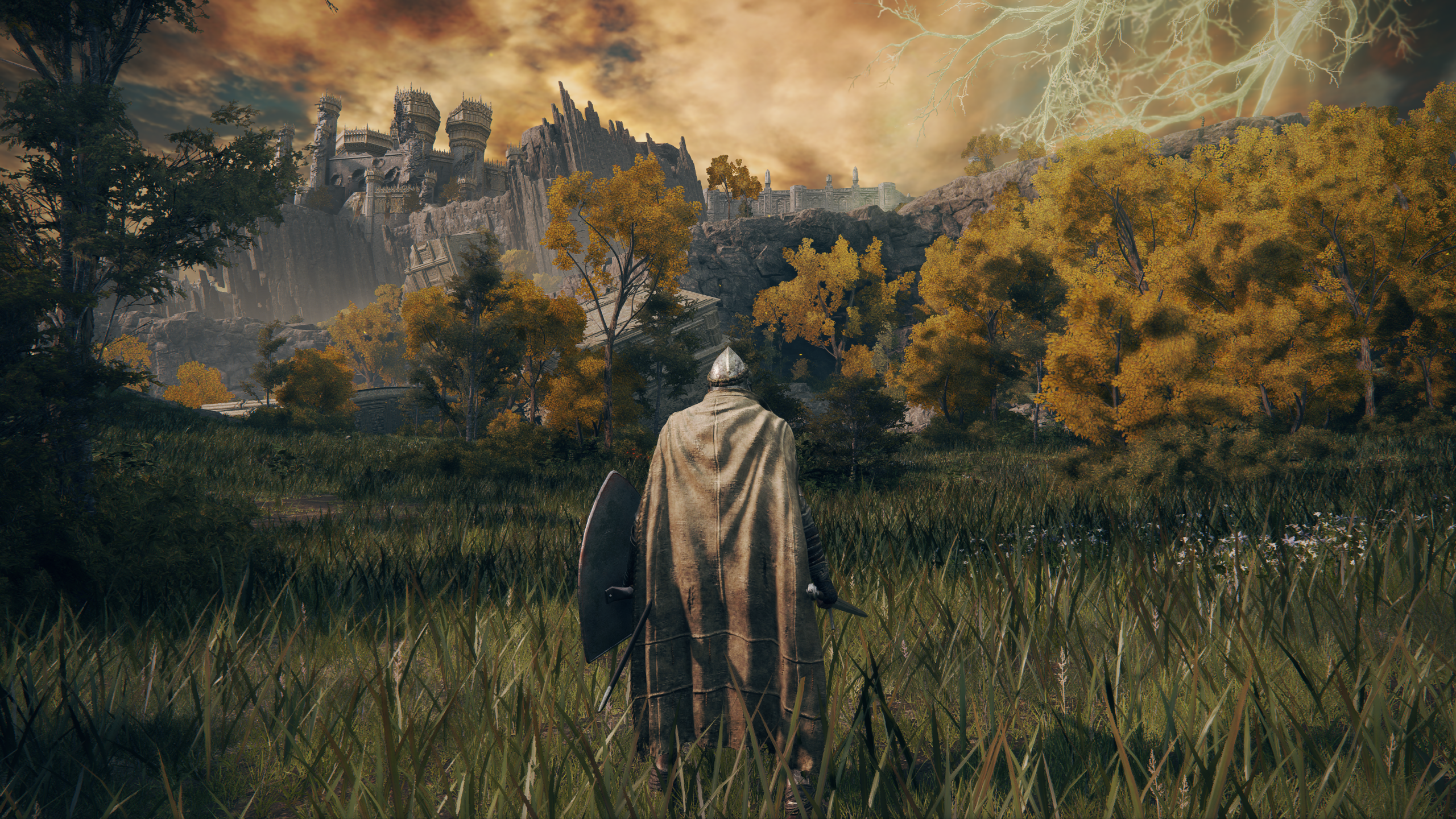Elden Ring screenshot: realistic, third-person, no outlines, realistic lighting (environment, character)