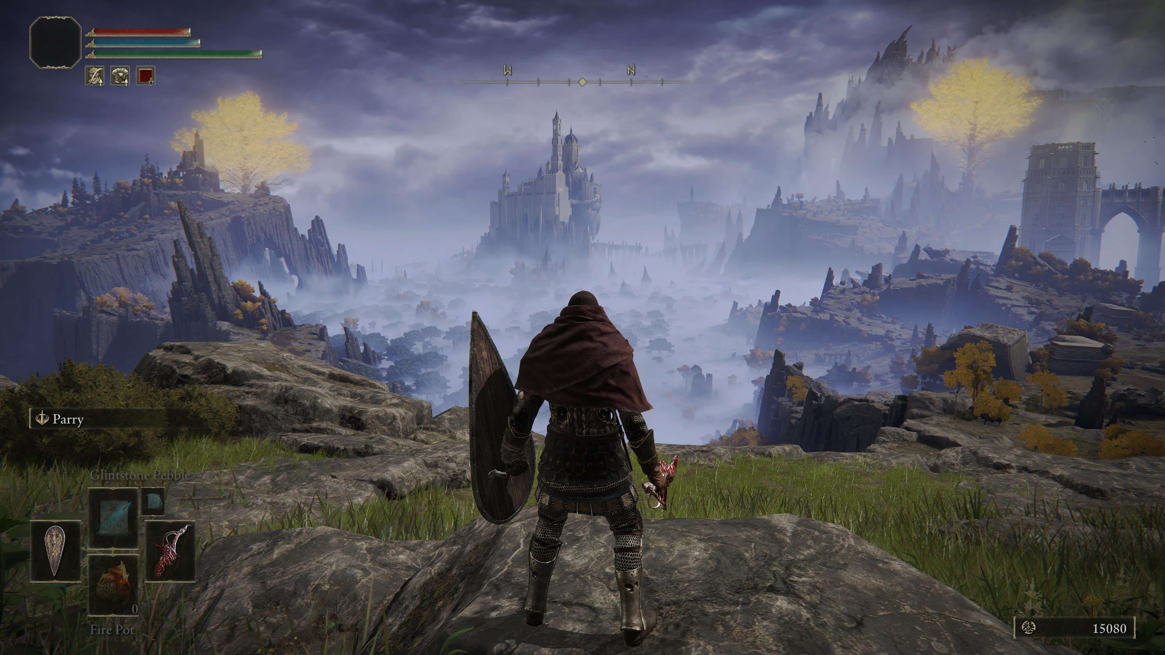 Elden Ring screenshot: realistic, third-person, no outlines, realistic lighting (environment)