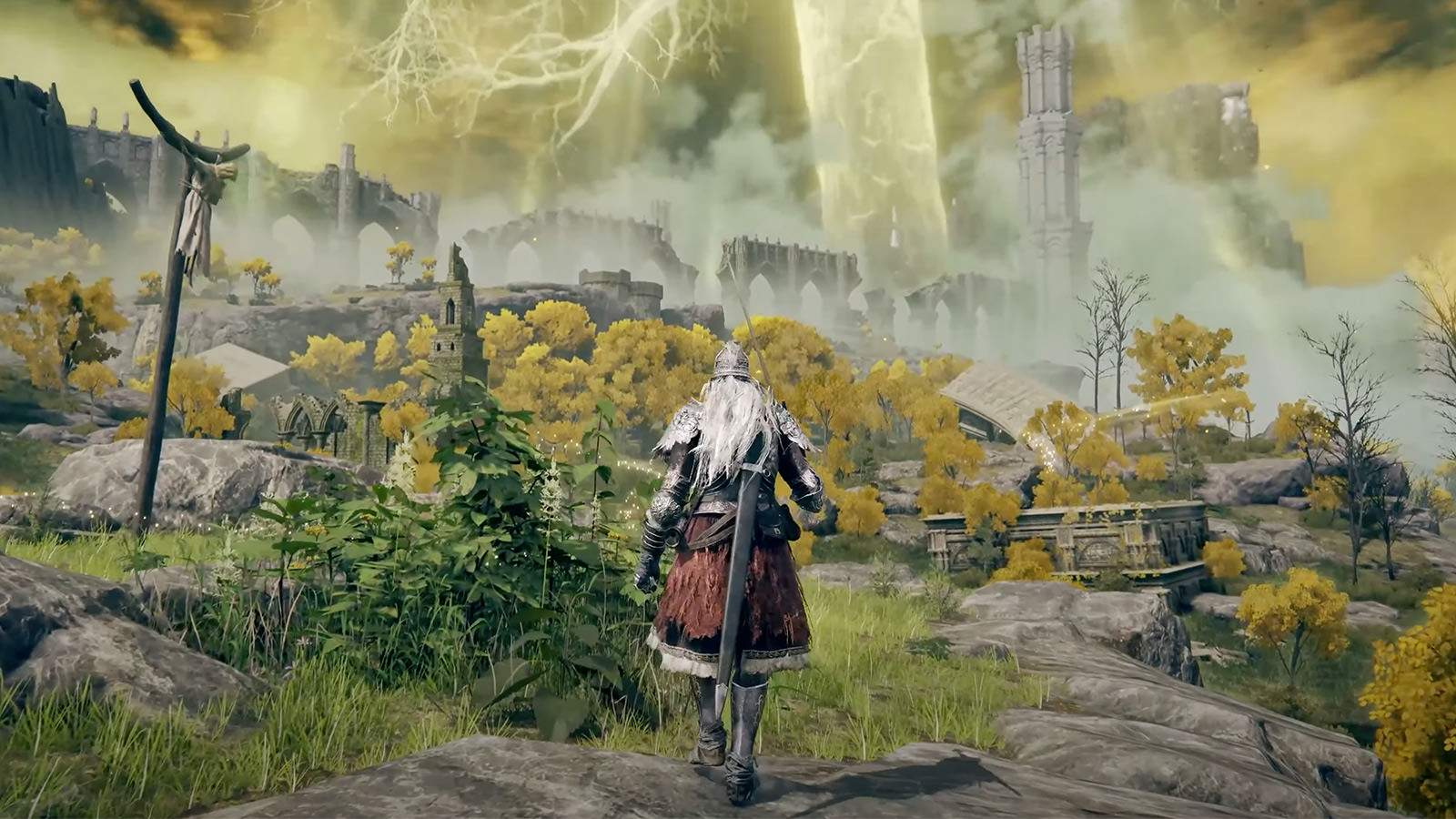 Elden Ring screenshot: realistic, third-person, no outlines, realistic lighting (environment)