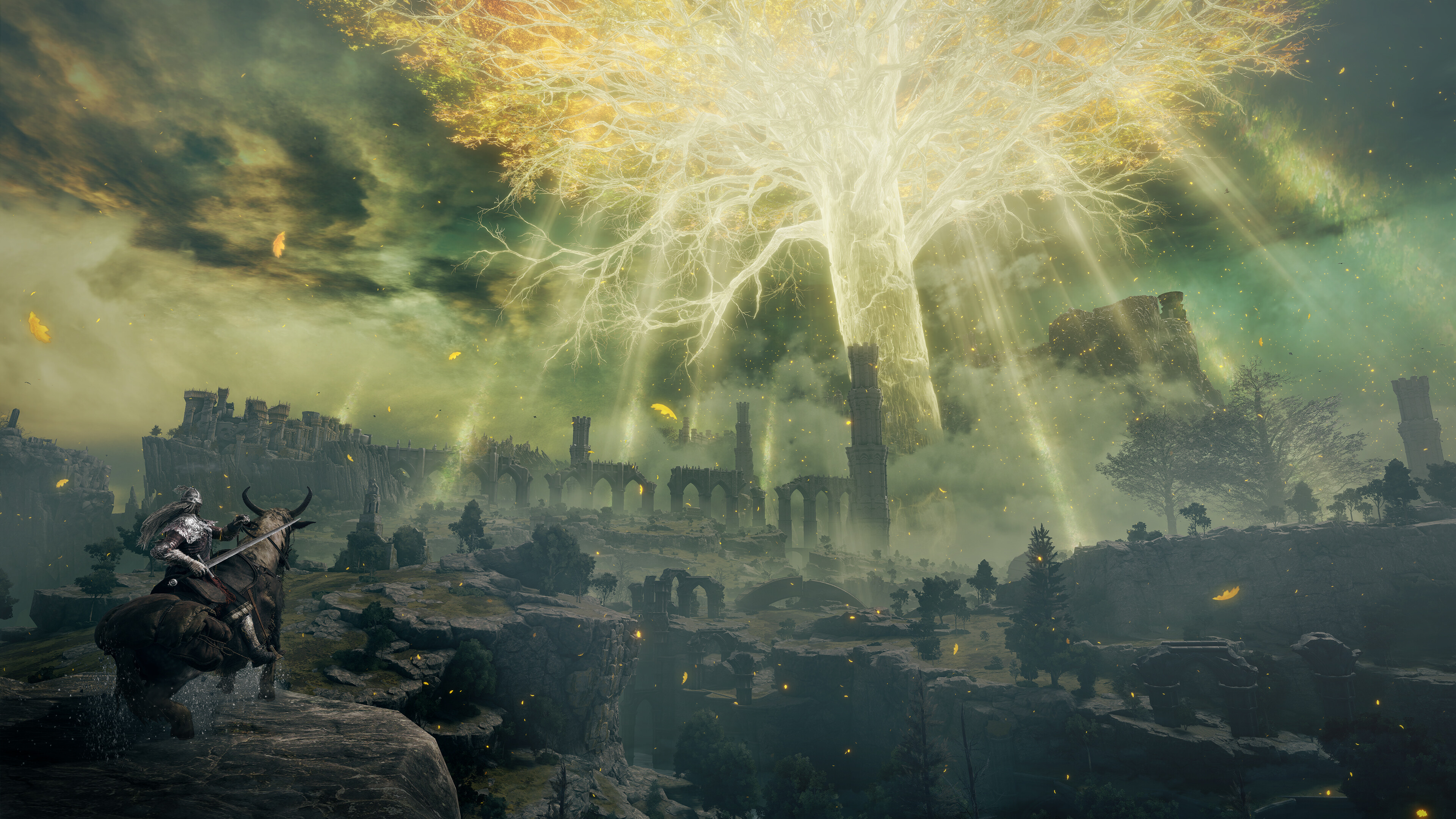 Elden Ring screenshot: realistic, third-person, no outlines, realistic lighting (environment, character)