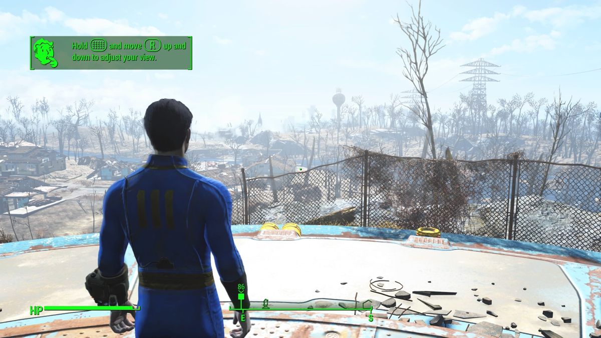 Fallout 4 screenshot: realistic, first-person, third-person, no outlines, realistic lighting (environment, character)