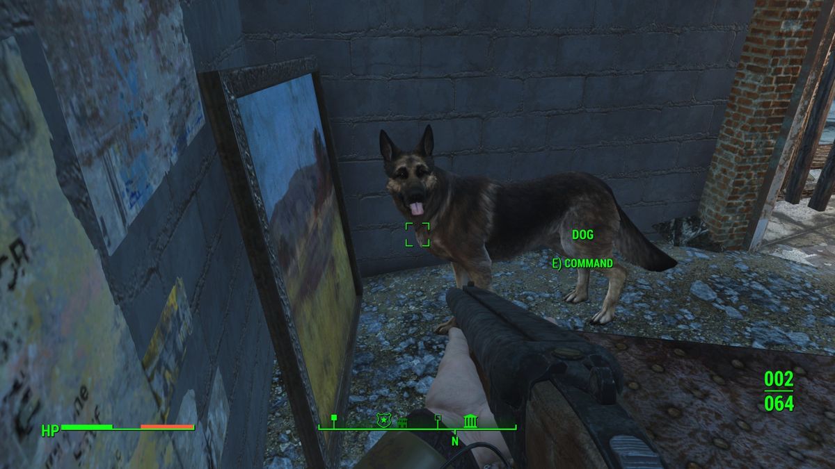 Fallout 4 screenshot: realistic, first-person, third-person, no outlines, realistic lighting (environment, character)