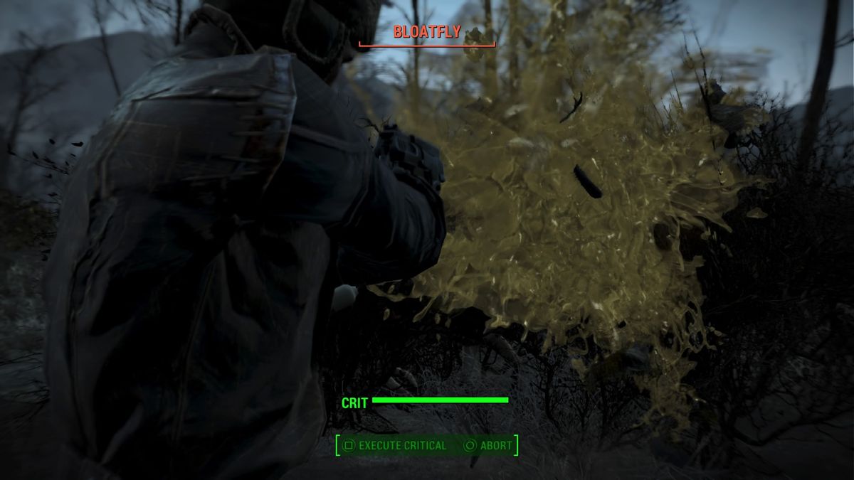 Fallout 4 screenshot: realistic, first-person, third-person, no outlines, realistic lighting (environment, character, combat)