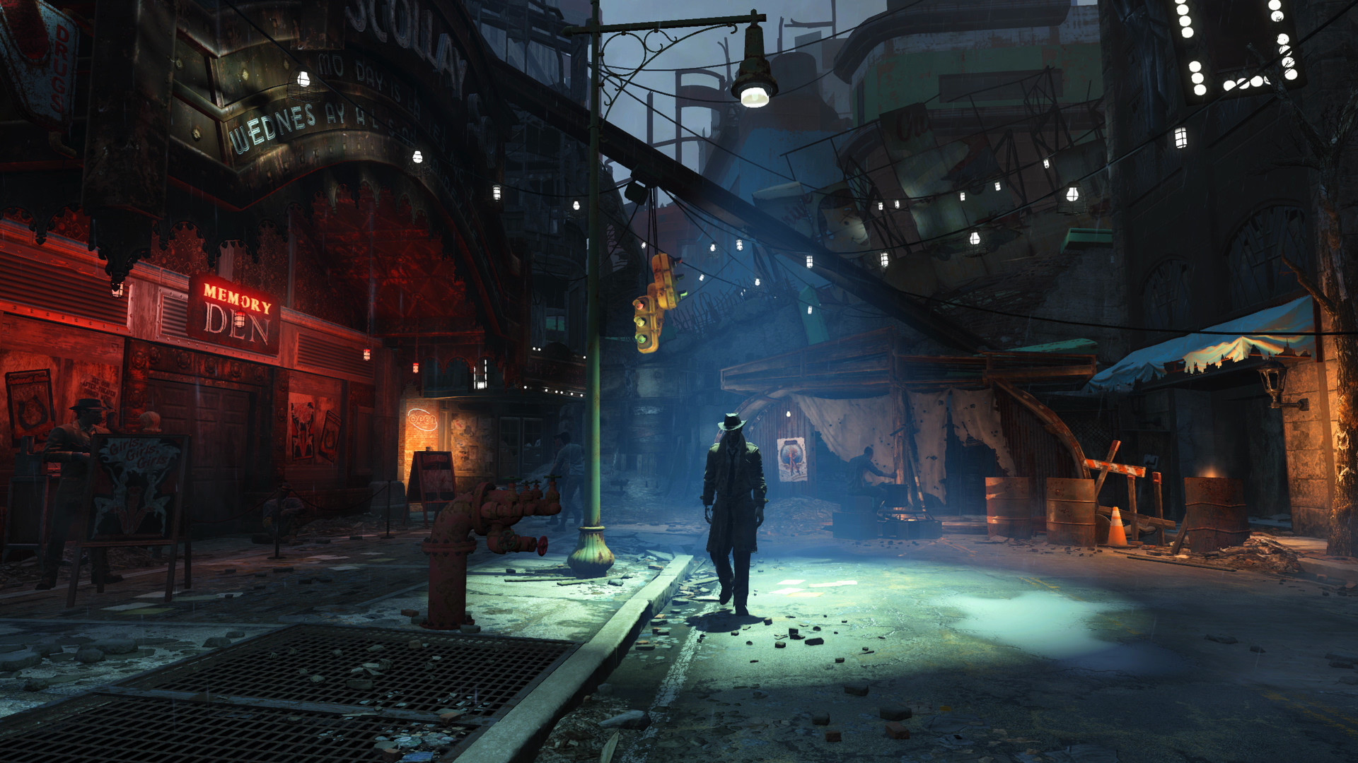 Fallout 4 screenshot: realistic, first-person, third-person, no outlines, realistic lighting (environment)