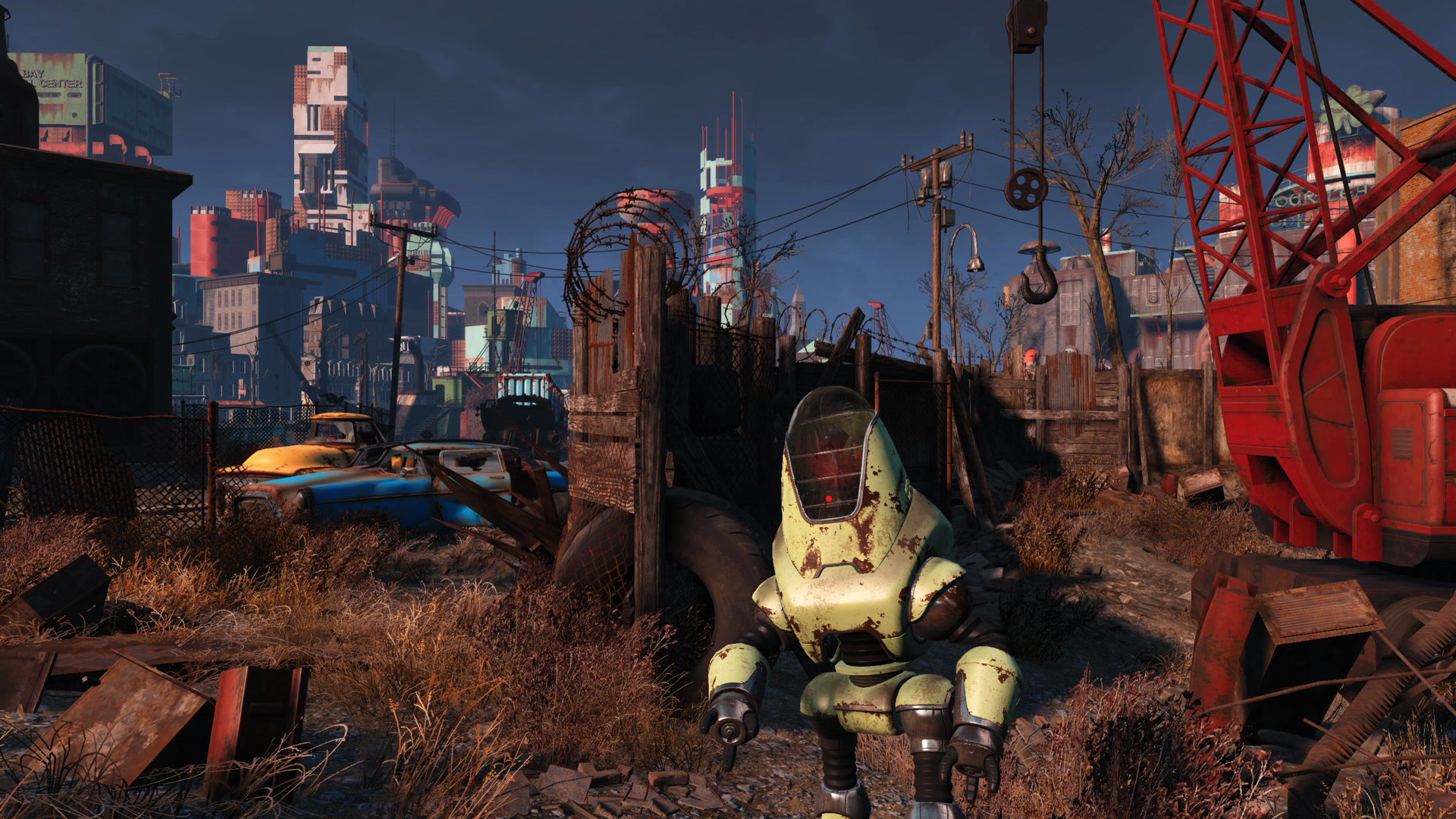 Fallout 4 screenshot: realistic, first-person, third-person, no outlines, realistic lighting (environment, character)