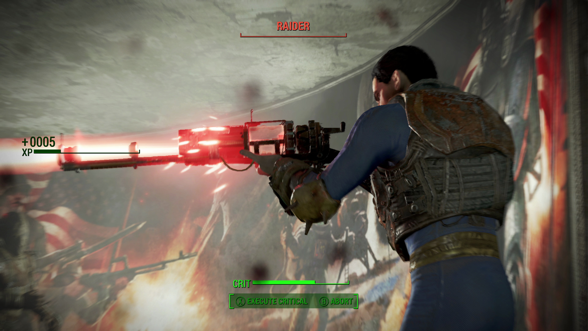 Fallout 4 screenshot: realistic, first-person, third-person, no outlines, realistic lighting (environment, character, combat)
