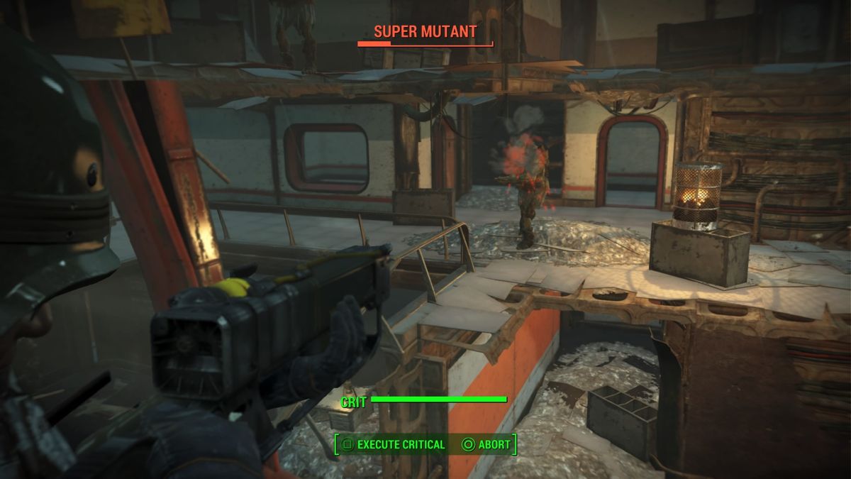 Fallout 4 screenshot: realistic, first-person, third-person, no outlines, realistic lighting (environment, combat)