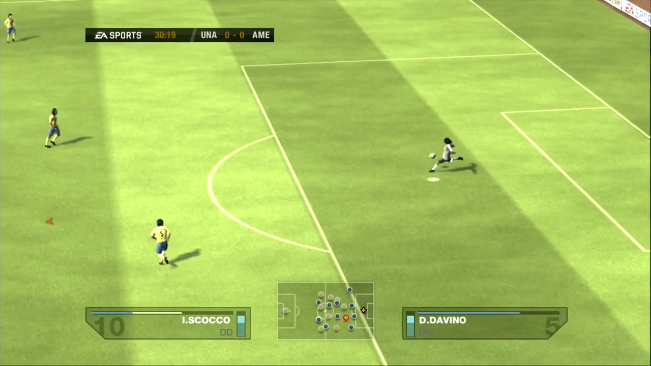 FIFA 07 screenshot: realistic, three-quarter, no outlines, realistic lighting (environment, combat)