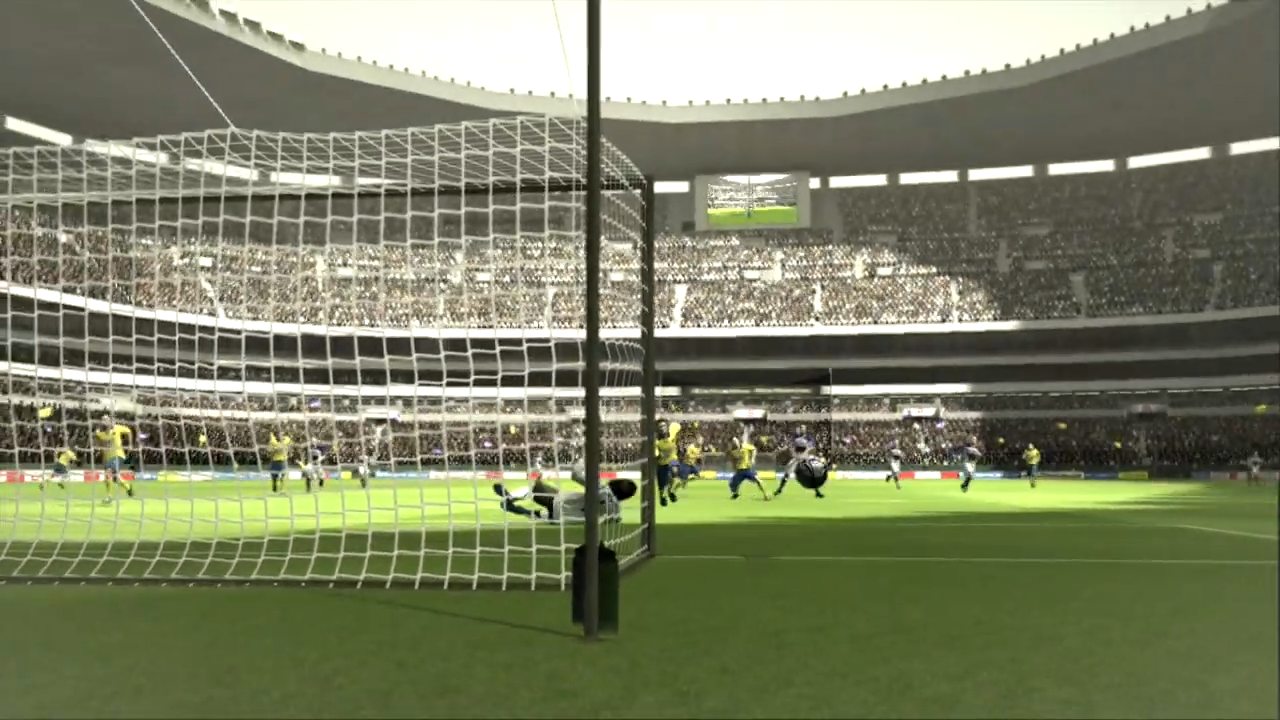 FIFA 07 screenshot: realistic, three-quarter, no outlines, realistic lighting (environment, combat)