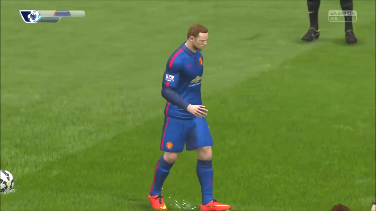 FIFA 15 screenshot: realistic, three-quarter, no outlines, realistic lighting (environment, character, cutscene)