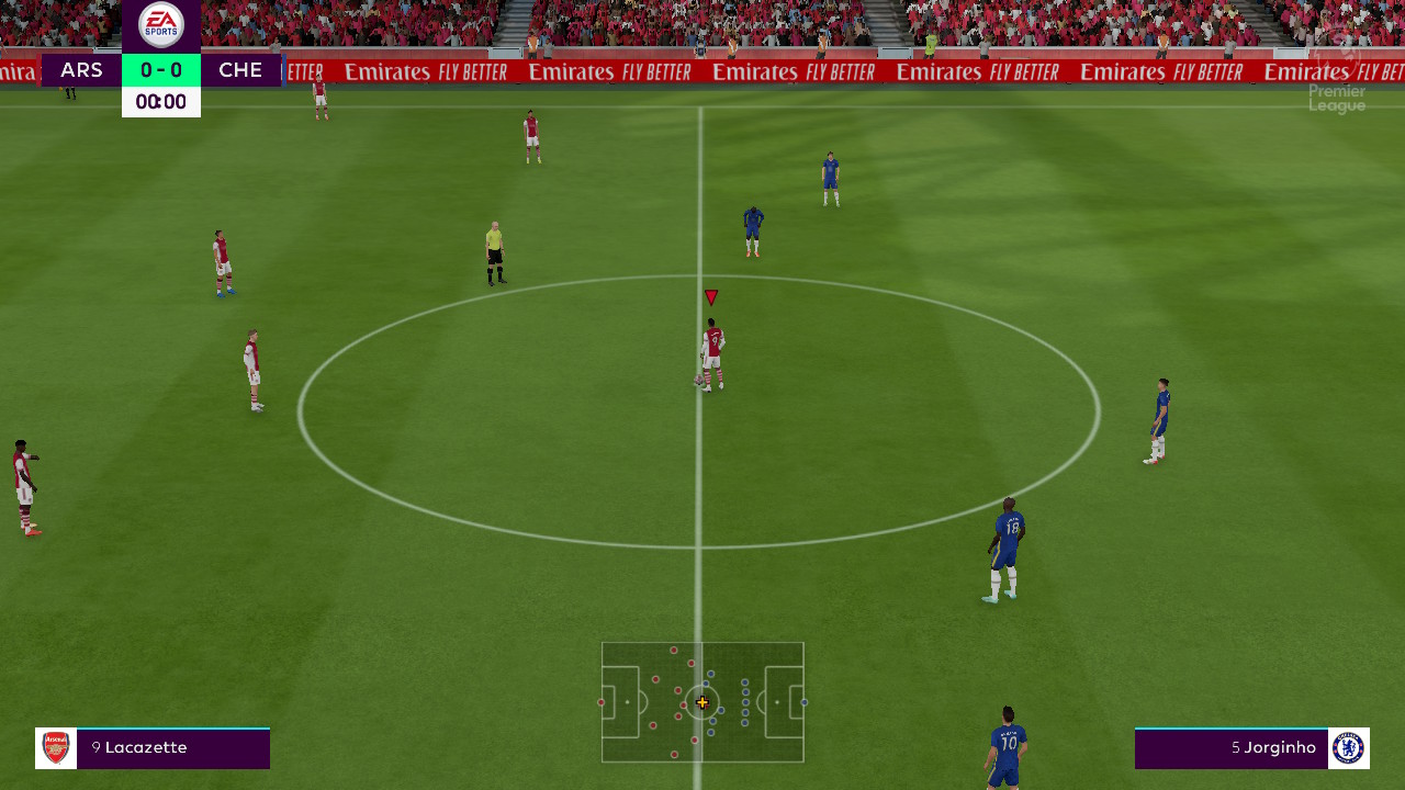 FIFA 22: Legacy Edition screenshot: realistic, three-quarter, no outlines, realistic lighting (environment)
