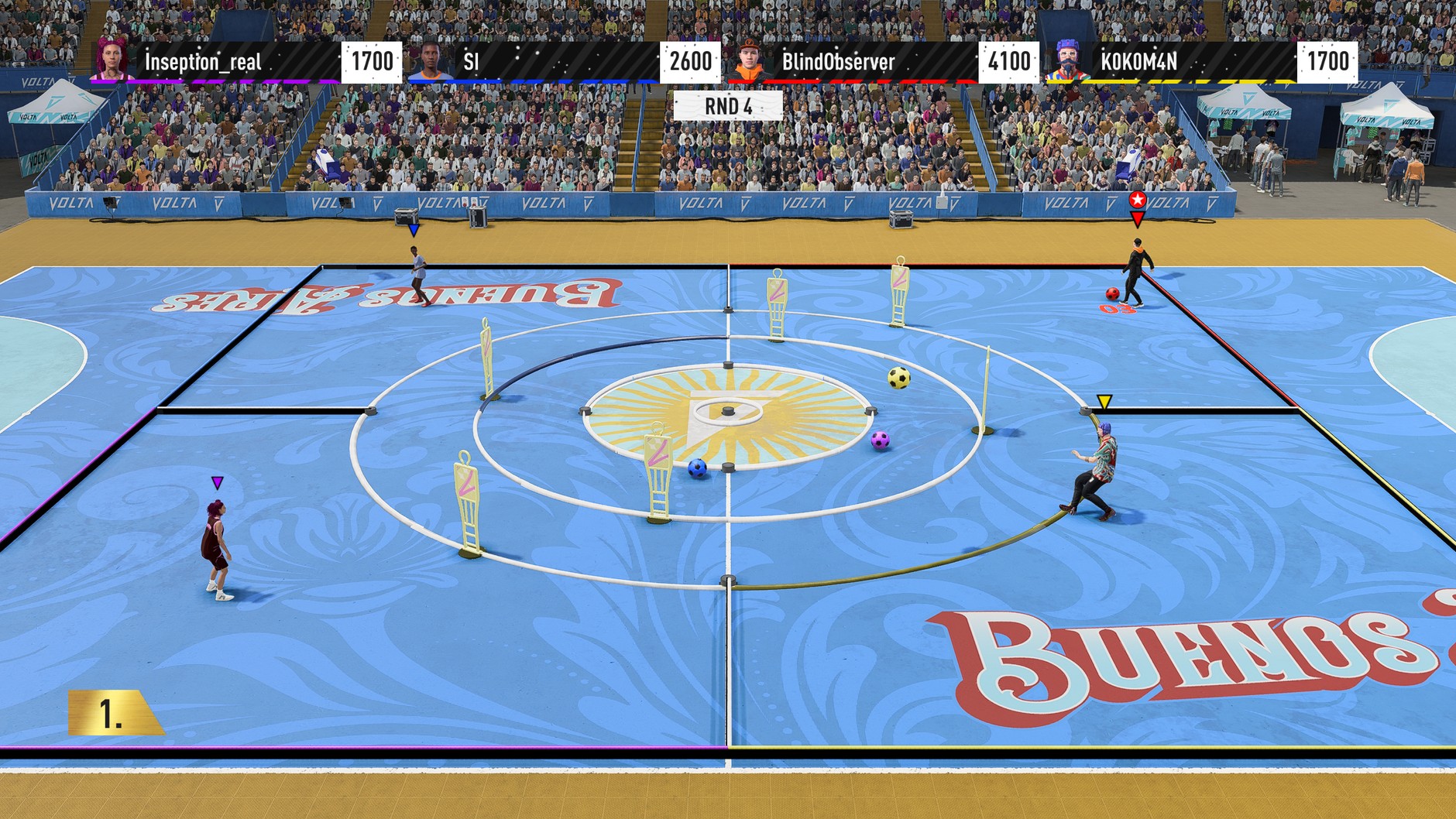 FIFA 23 screenshot: realistic, three-quarter, third-person, no outlines, realistic lighting (environment)