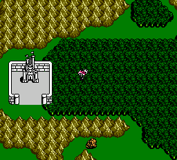 FINAL FANTASY III screenshot: pixel art, top-down, three-quarter, black outlines (environment)