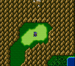 Final Fantasy IV screenshot: pixel art, three-quarter, fixed camera, black outlines, dithered shading (environment)