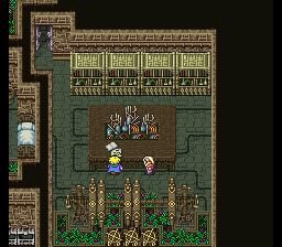 FINAL FANTASY V screenshot: pixel art, three-quarter, fixed camera, interior lines (environment, cutscene)